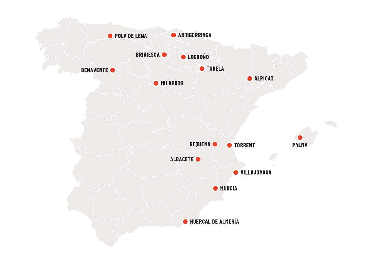 HEBERGER Española S.A. Ladestationen für IONITY